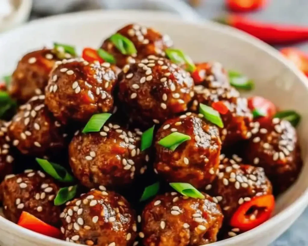 Crockpot Asian Meatballs: An Irresistible Appetizer 1 Crockpot Asian Meatballs