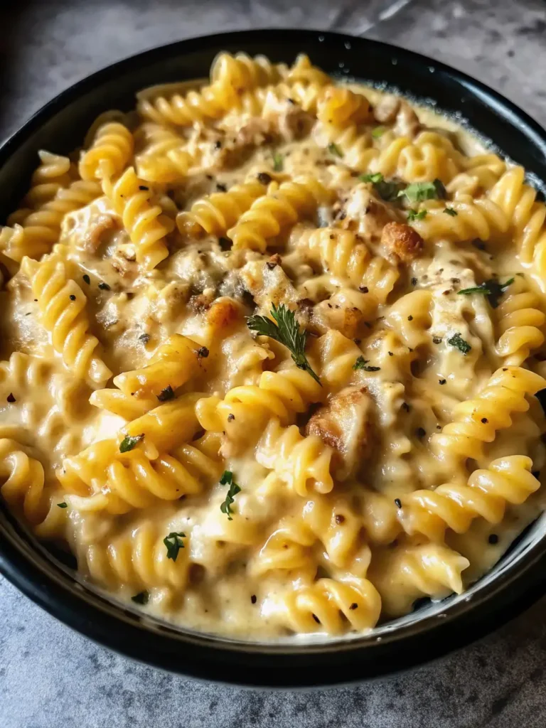 The Best Crockpot Garlic Parmesan Chicken Pasta 1 Crockpot Garlic Parmesan Chicken Pasta