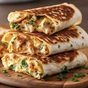 The Best Cheesy Garlic Chicken Wraps: A Quick & Easy Favorite 2 Cheesy Garlic Chicken Wraps