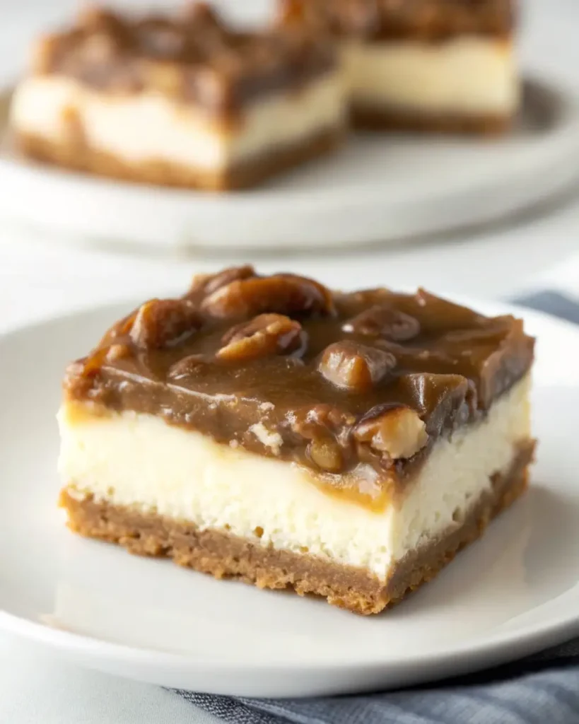 Pecan Pie Cheesecake Bars