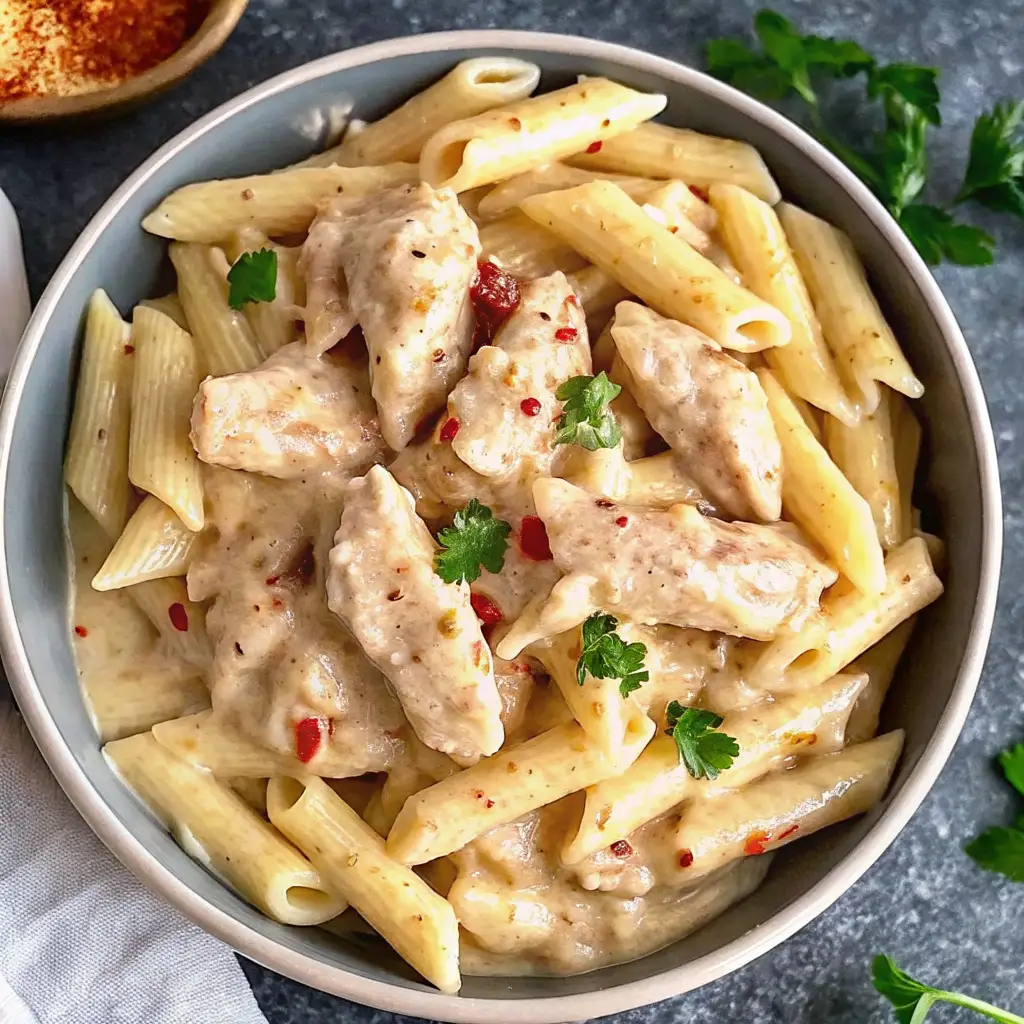 The Best Crock Pot Creamy Cajun Chicken Pasta 1 2 1