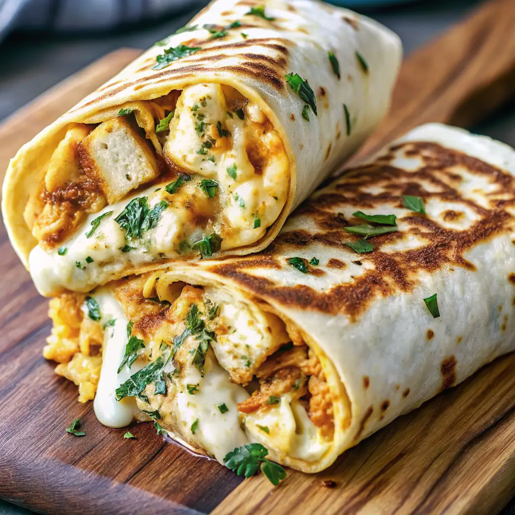 The Best Cheesy Garlic Chicken Wraps: A Quick & Easy Favorite 1 2 12