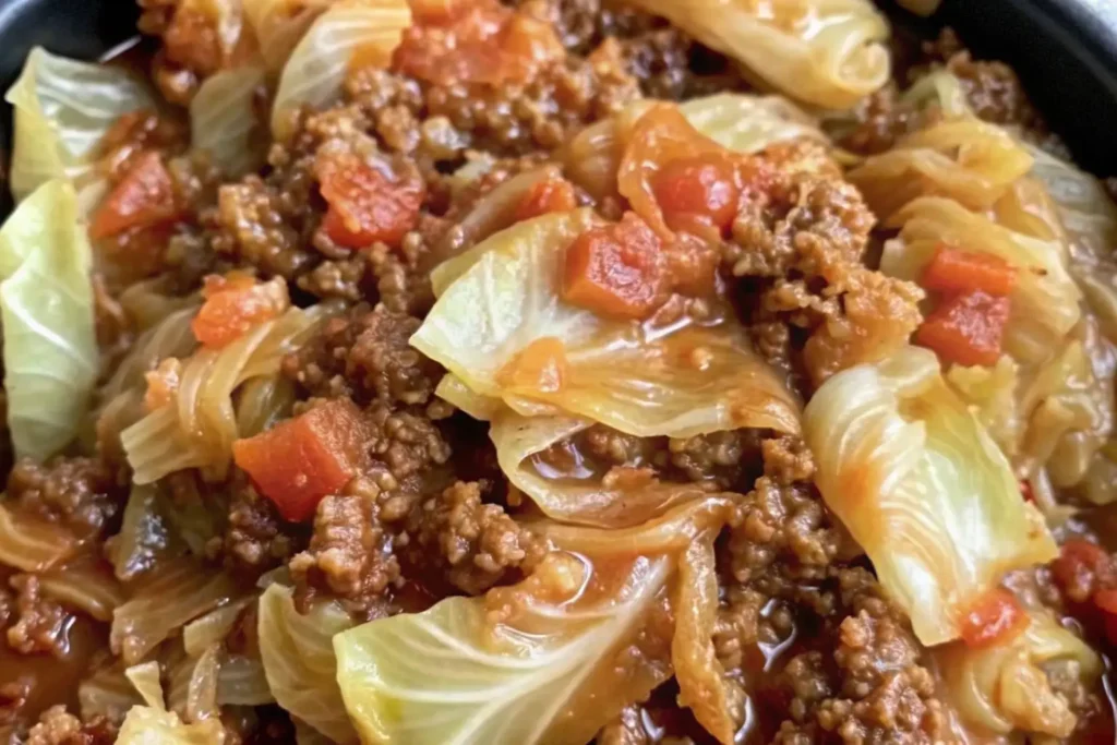 The Best Slow Cooker Unstuffed Cabbage Rolls 1 Slow Cooker Unstuffed Cabbage Rolls