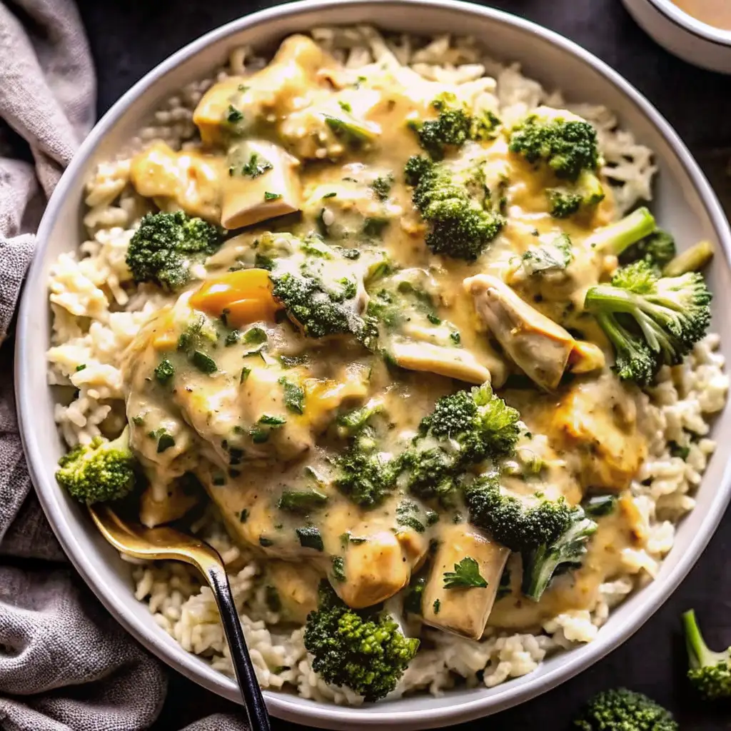 The Best Crockpot Creamy Broccoli Cheddar Chicken 1 Crockpot Broccoli Cheddar Chicken