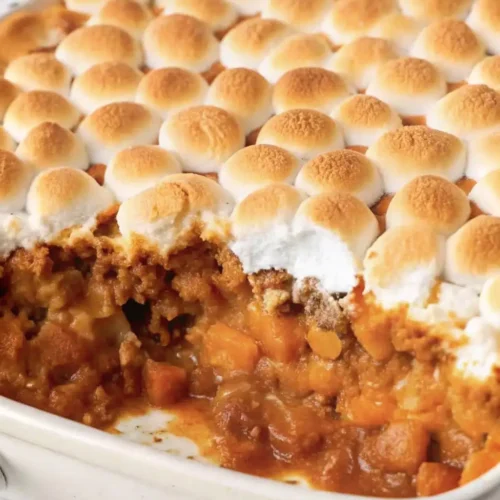 Sweet Potato Casserole with Marshmallows (The Best Recipe Ever!) 2 Sweet Potato Casserole with Marshmallows
