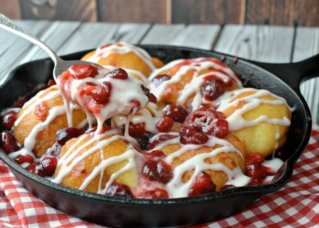 Easy Cast Iron Skillet Cherry Cobbler (6-Ingredient Biscuit Hack) 1 Cast Iron Skillet Cherry Cobbler