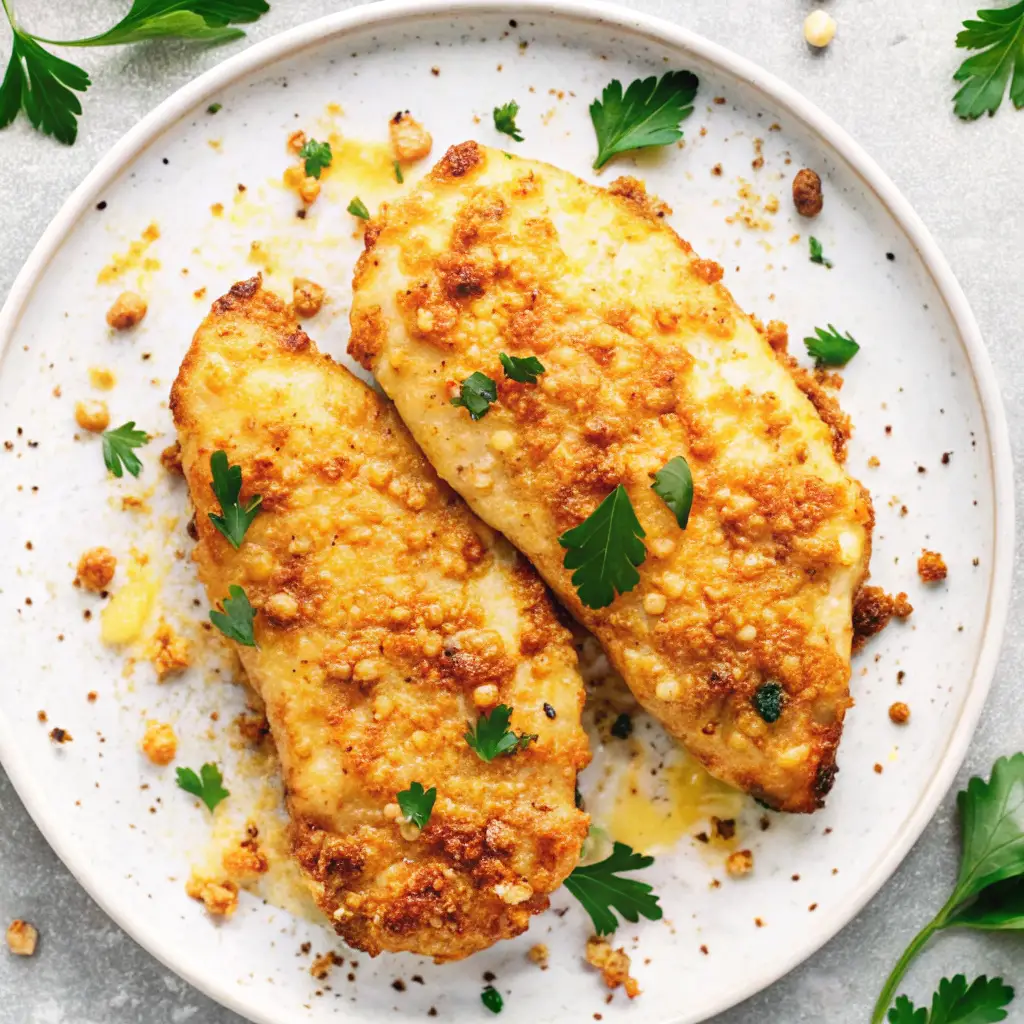 Crispy Baked Caesar Chicken