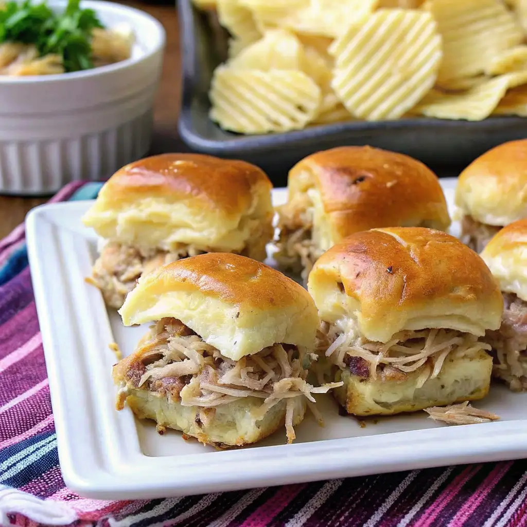 Mississippi Chicken Sliders