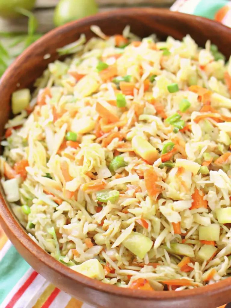 Creamy Pineapple Slaw (Easy 10-Minute Sweet & Tangy Side Dish) 1 pineapple slaw