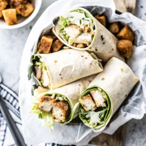 Chicken Caesar Wraps