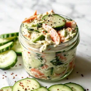 California Roll Cucumber Salad