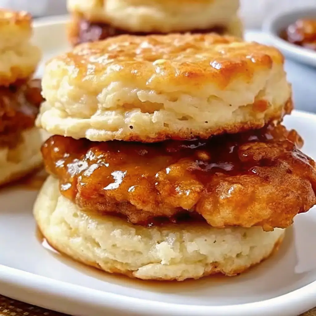 Hot Honey Chicken Biscuits