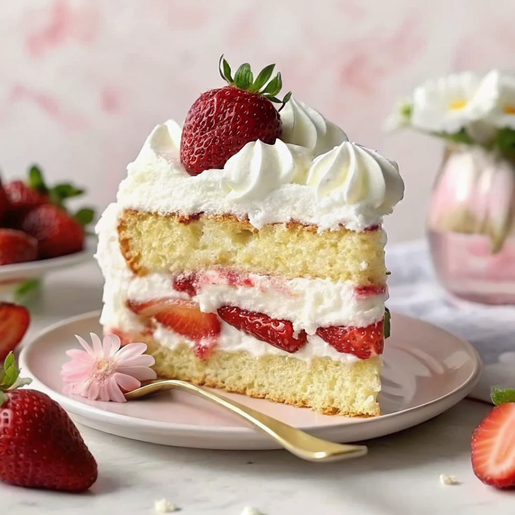 Strawberry Shortcake Cake