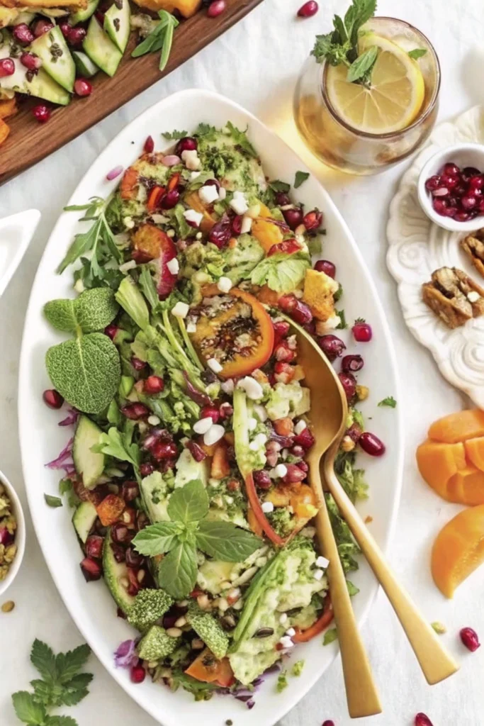 Rainbow Ribbon Salad