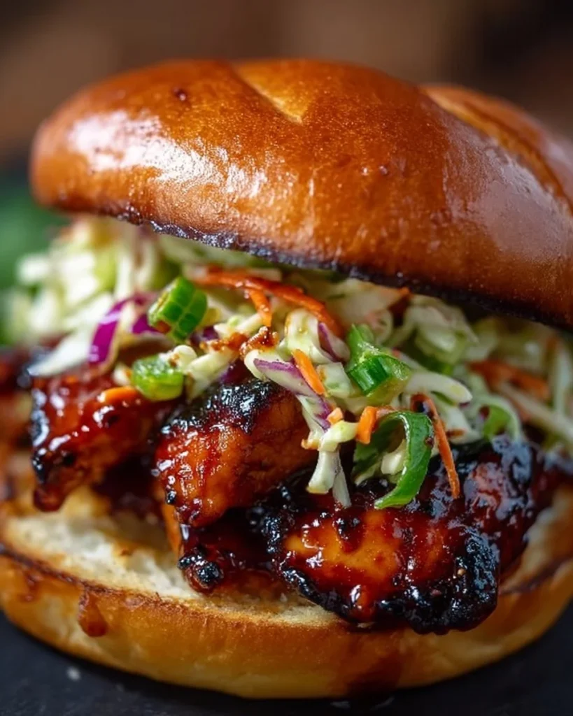 Crispy Korean BBQ cabbage slaw with chicken, made in 20 minutes.