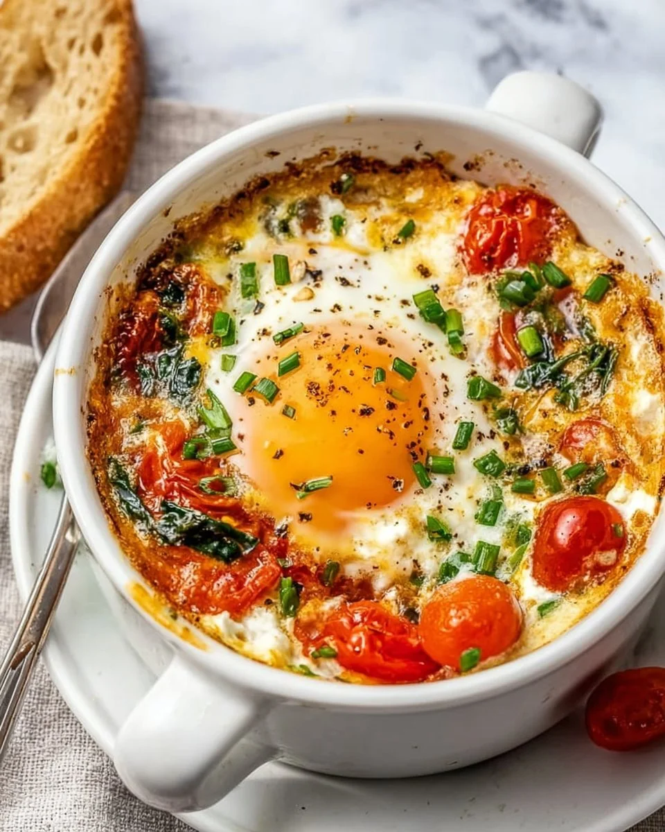 Creamy 30-Minute Viral Baked Feta Eggs