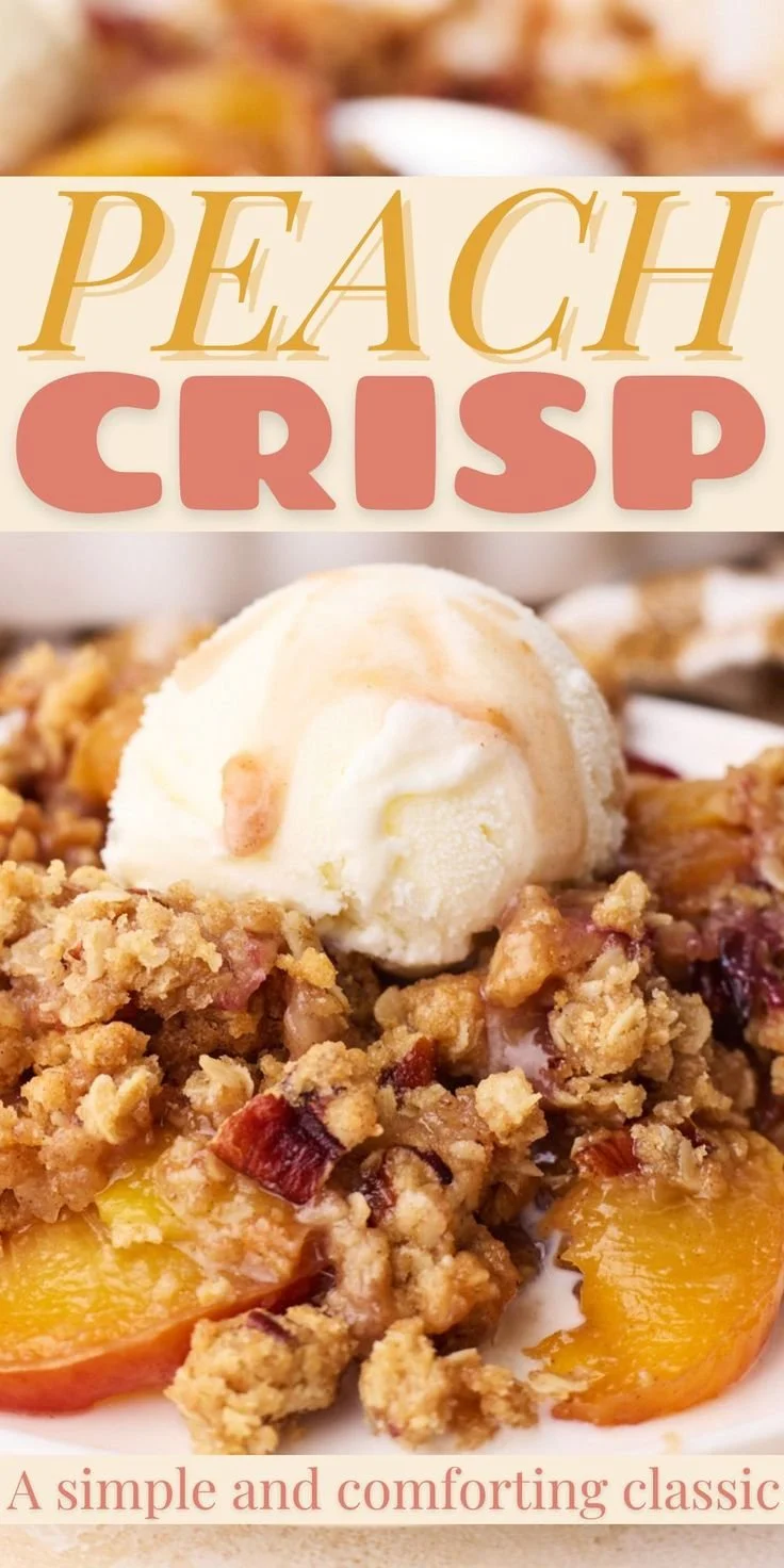 Crispy 20-Minute Copycat Brown-Butter Oat-Topped Peach Crisp 1 Crispy 20-Minute Copycat Brown-Butter Oat-Topped Peach Crisp