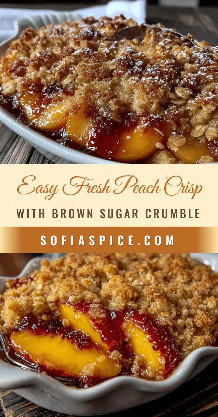 Fresh Peach Crisp 1 Fresh Peach Crisp