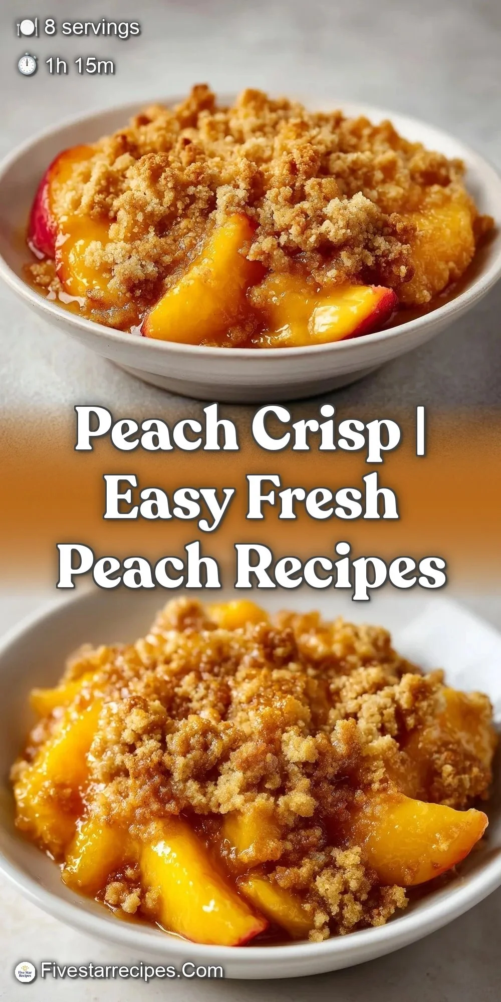 Juicy 30-Minute Copycat Jammy Peach Crisp 1 Juicy 30-Minute Copycat Jammy Peach Crisp