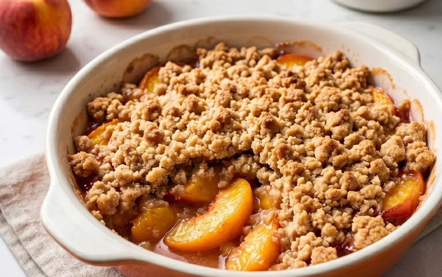Peach Crisp 1 Peach Crisp
