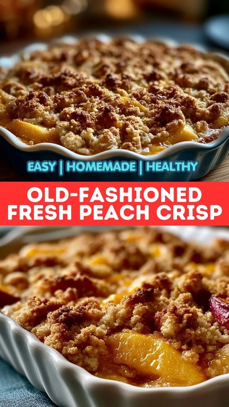 Ultimate One-Pan Copycat 20-Minute Peach Crisp